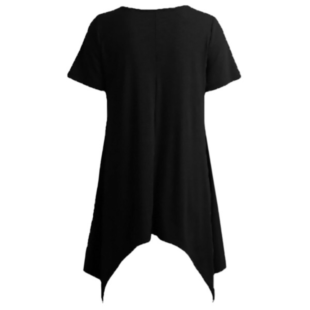 Black Criss-Cross Flowy Top - Picture 5 of 6
